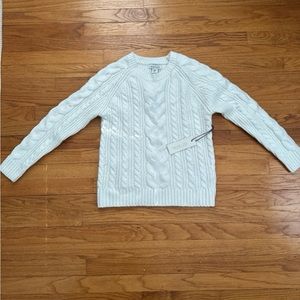 NWT Rachel Zoe cable knit sweater